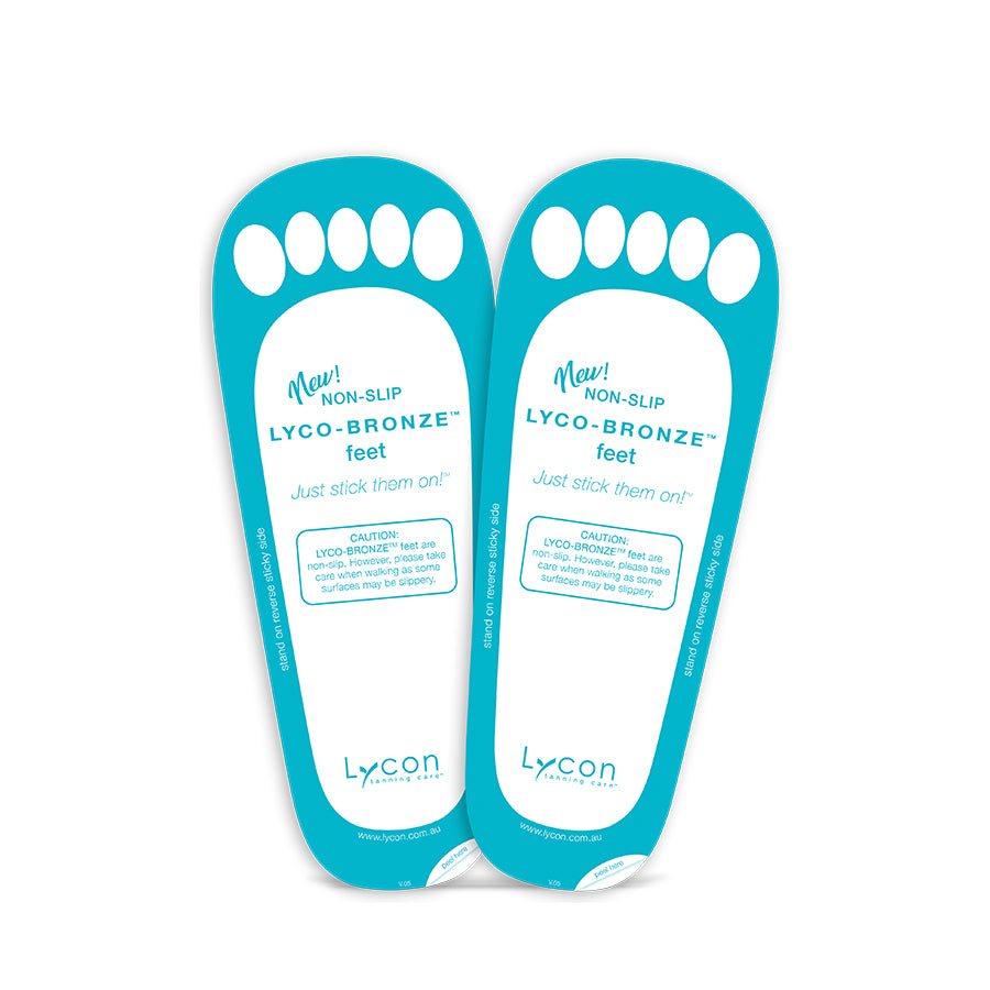 Lyco-Bronze Sticky Feet Tanning Stick on Feet Sticker - 50 pairs