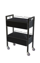 Load image into Gallery viewer, Beauty Trolley - 2 Drawers (Black/White)