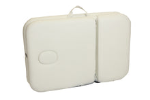 Load image into Gallery viewer, Beauty Bed Lightweight Aluminium Portable (Adjustable Legs) - White