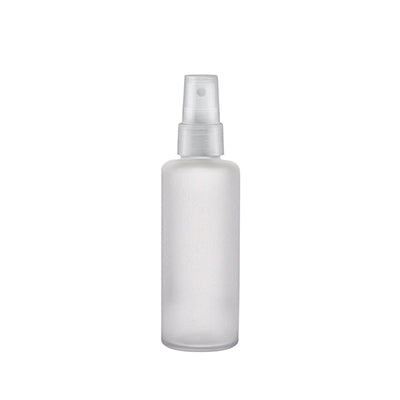 Bottle (Glass) White with Mist Spray - 200mL