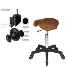 Load image into Gallery viewer, Saddle Tan by Joiken (No Back, Black Base, Click 'n Clean Castor)