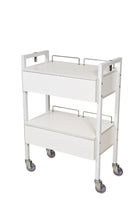 Load image into Gallery viewer, Beauty Trolley - 2 Drawers (Black/White)
