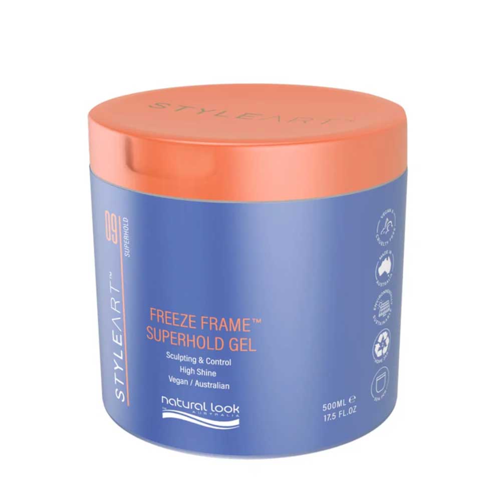 Natural Look ATV Frame Freeze Superhold Styling Gel - 500g