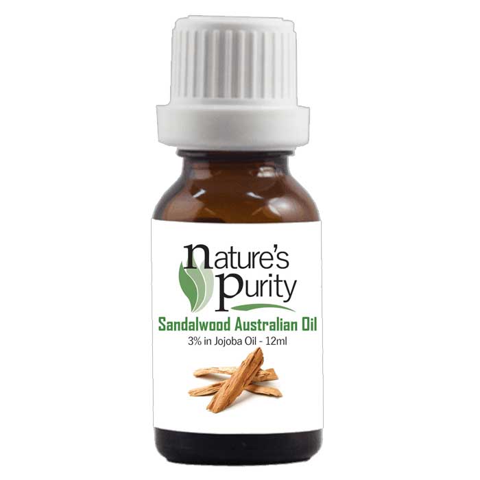 SANDALWOOD AUSTRALIAN, 3% Jojoba Oil Santalum Spicatum 12ml