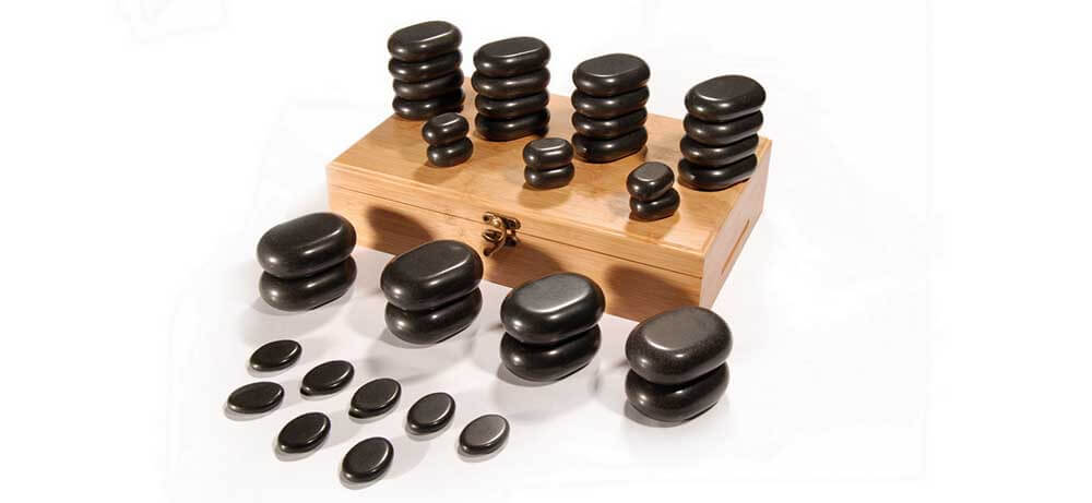 Massage Hot Stone Set 36pc