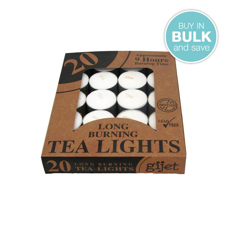 Accessories Aromatherapy: Tea Light Candles (9hr Burn) - 20/pk