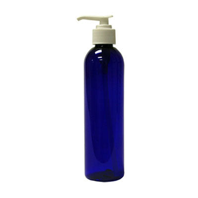Bottle (Plastic PET) Clear Cobalt with Pump - 125ml