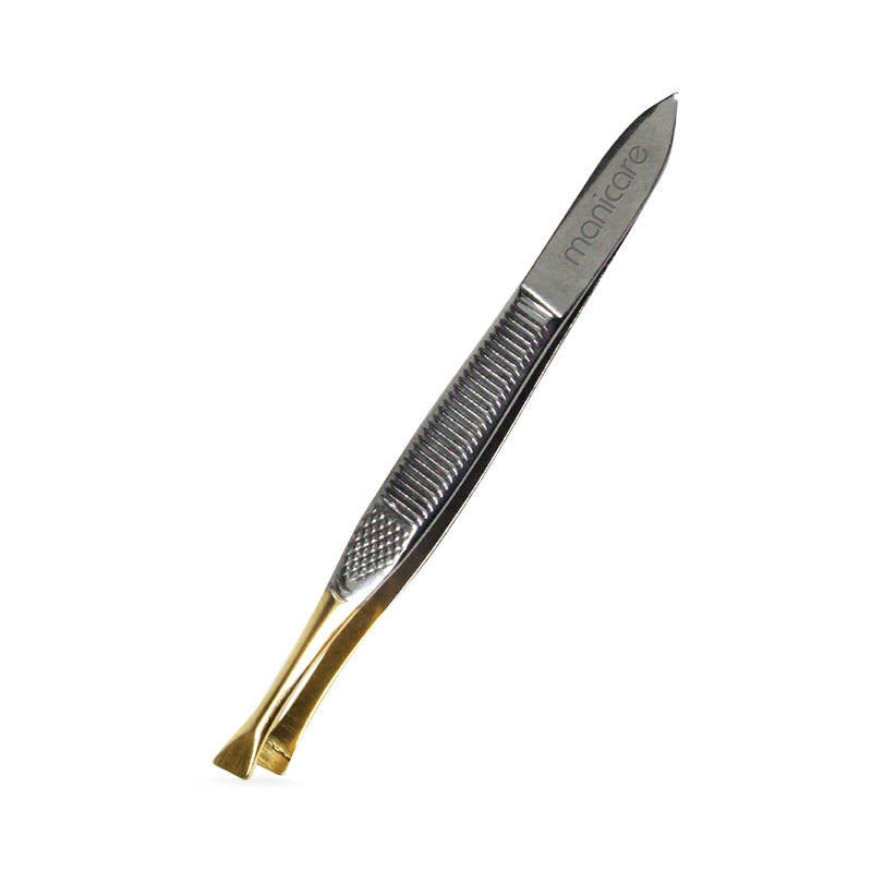 Manicare Tweezers Slanted 24k Gold Tipped