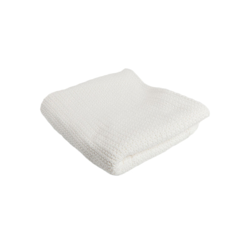 Cotton Cellular Blanket (White) - 230cm x 180cm