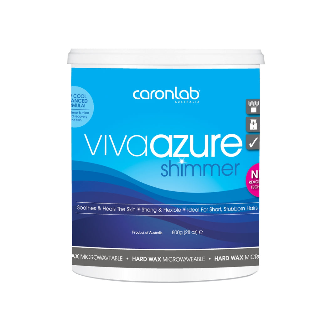 Caron Hot Wax (Viva Azure) Microwaveable – 800ml