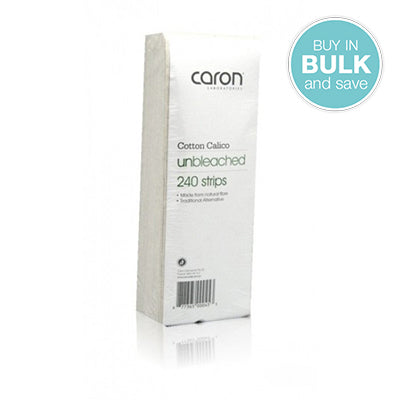 Waxing Roll: Caron Unbleached Strips (Soft Cream) - 240 precuts/pk