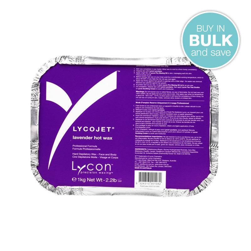 Lycon Lycojet Lavender Hot Wax - 1kg
