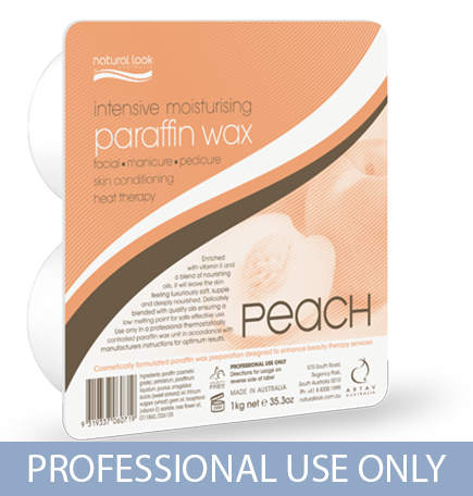 Natural Look Paraffin Wax (Peach) - 1kg