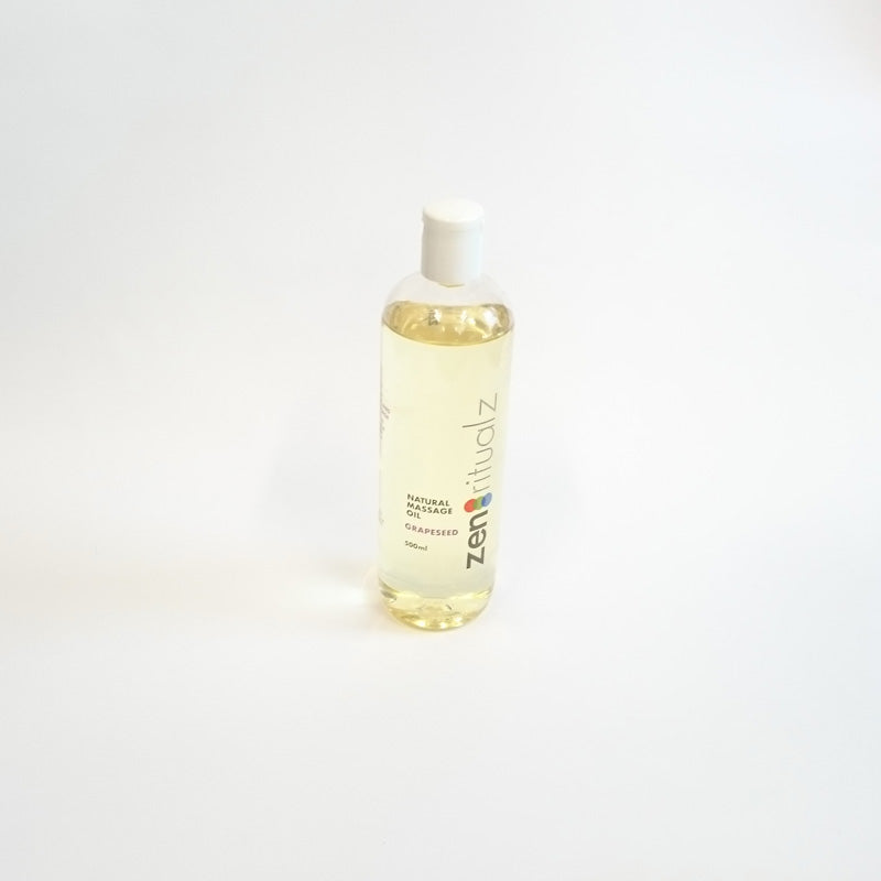 Massage Oil Natural (Grapeseed Oil) - 0.5L (500ml)