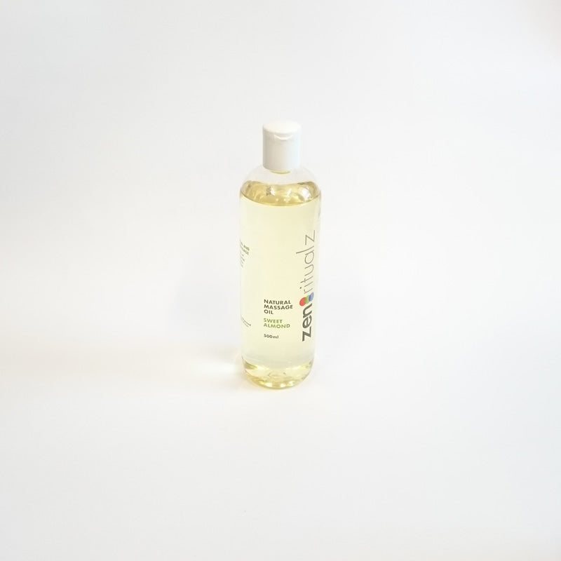 Massage Oil Natural (Sweet Almond Oil) - 0.5L (500ml)