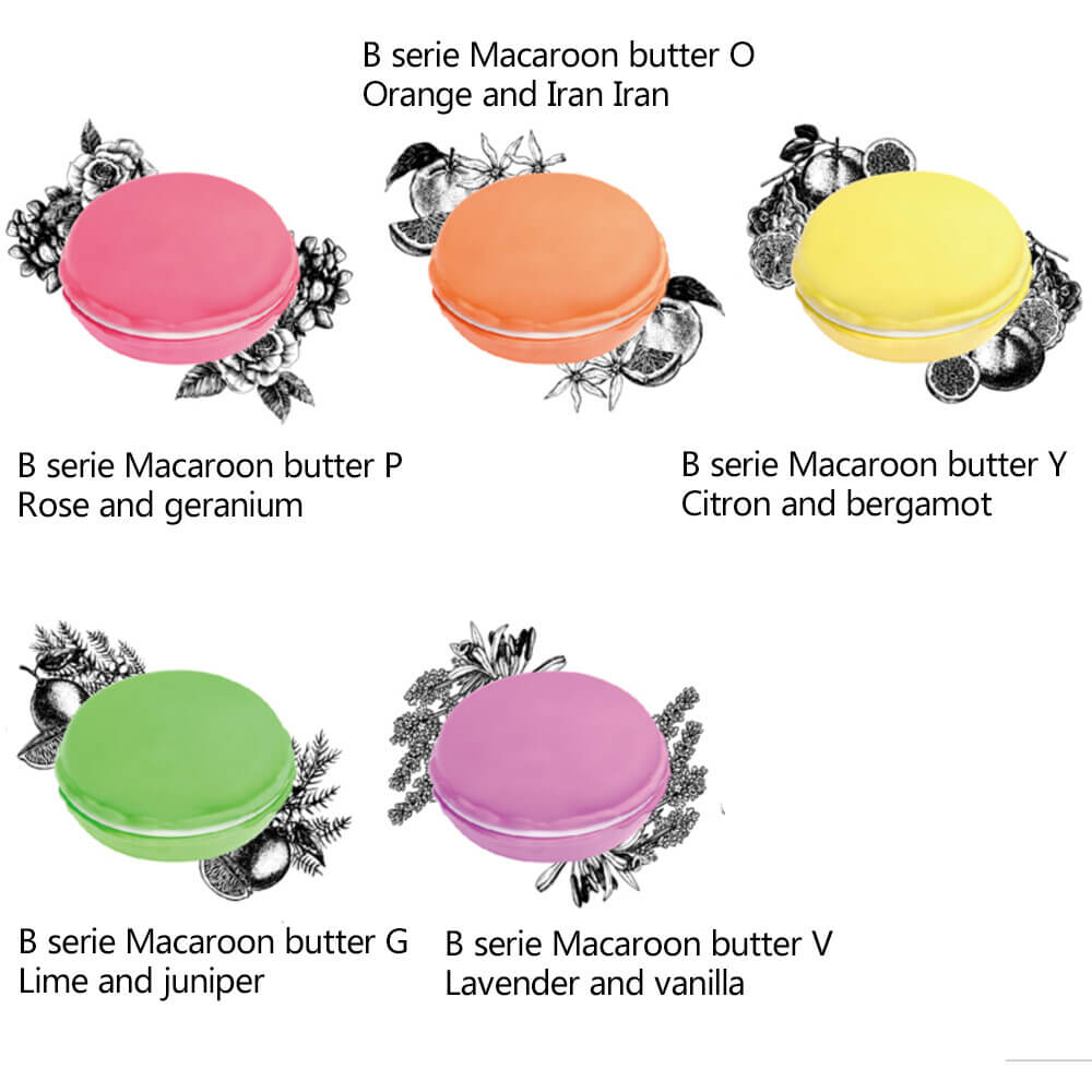 B-Série Macaron Butter Organic Soft Multipurpose Moisturising Wax - 20g (Various Scents)