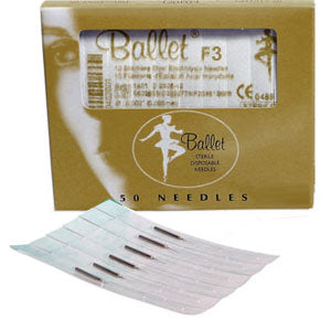 Ballet Needles: GOLD F3 shank