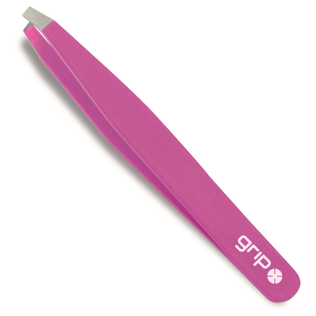 Grip Tweezers Slant Pink GB1