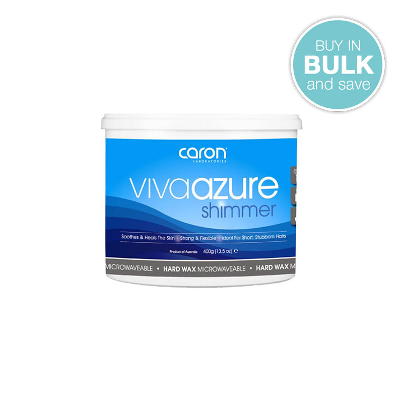 Caron Hot Wax (Viva Azure Shimmer) Microwaveable - 400gr