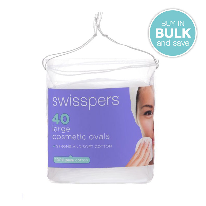 Cotton Pads Oval (Swisspers) - 40/pk