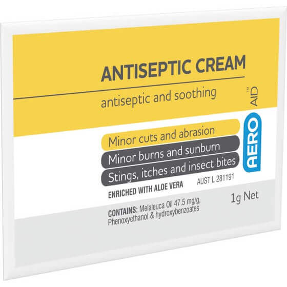 Aeroaid Antiseptic Cream 1gr (10pk)