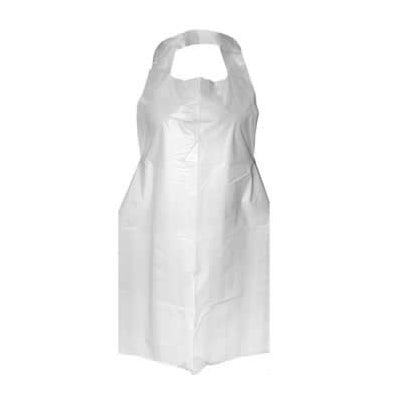 Apron Plastic (White) - 50/pk