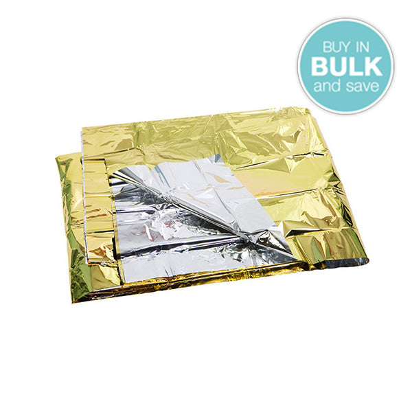 Foil Body Wrap Gold/Silver (Outer/Inner Lining) - 10pk