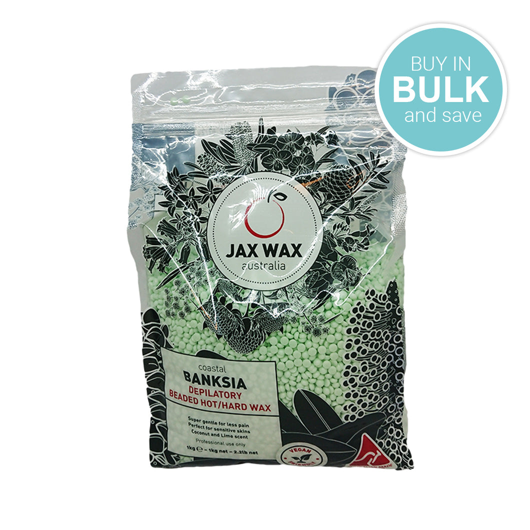 Jax Wax Adam & Eve Hot Wax (Coastal Banksia / Coconut Lime Beads) - 1kg