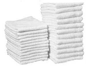Towel: Salon Towel (White) - 79cm x 38cm, 10/pk